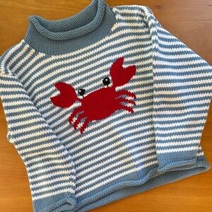Claver Crab sweater 4, like new